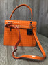 Arcadia Crossbody Carota Patent Leather New Purse
